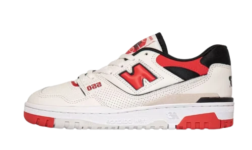 New Balance 550 Sea Salt True Red