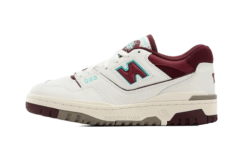 New Balance 550 Burgundy Cyan