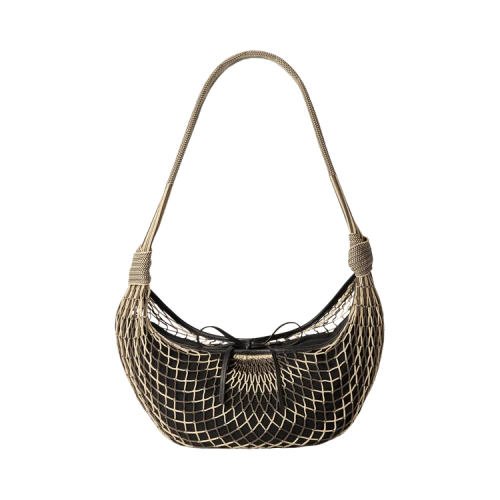 Lemaire Croissant Filt Bag 'Beige/Marron Glace'
