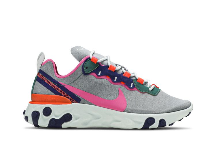 Nike React Element 55 Wolf Grey Multi-Color (Women's)