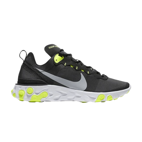 Nike React Element 55 Black Wolf Grey Volt