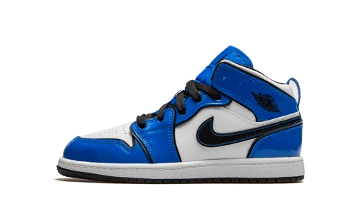 Jordan 1 Mid Signal Blue (PS)