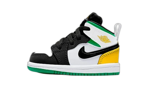 Jordan 1 Mid SE White Laser Orange Lucky Green (TD)
