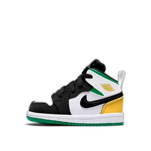 Jordan 1 Mid SE White Laser Orange Lucky Green (TD)