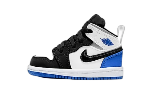 Jordan 1 Mid SE White Black Royal (TD)