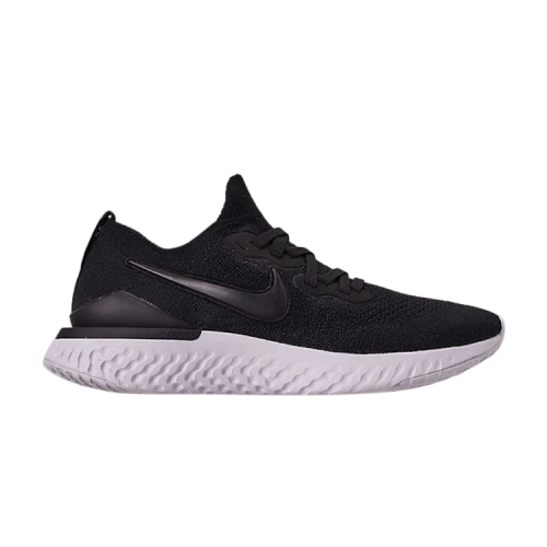 Nike Epic React Flyknit 2 Black White (Women's)
