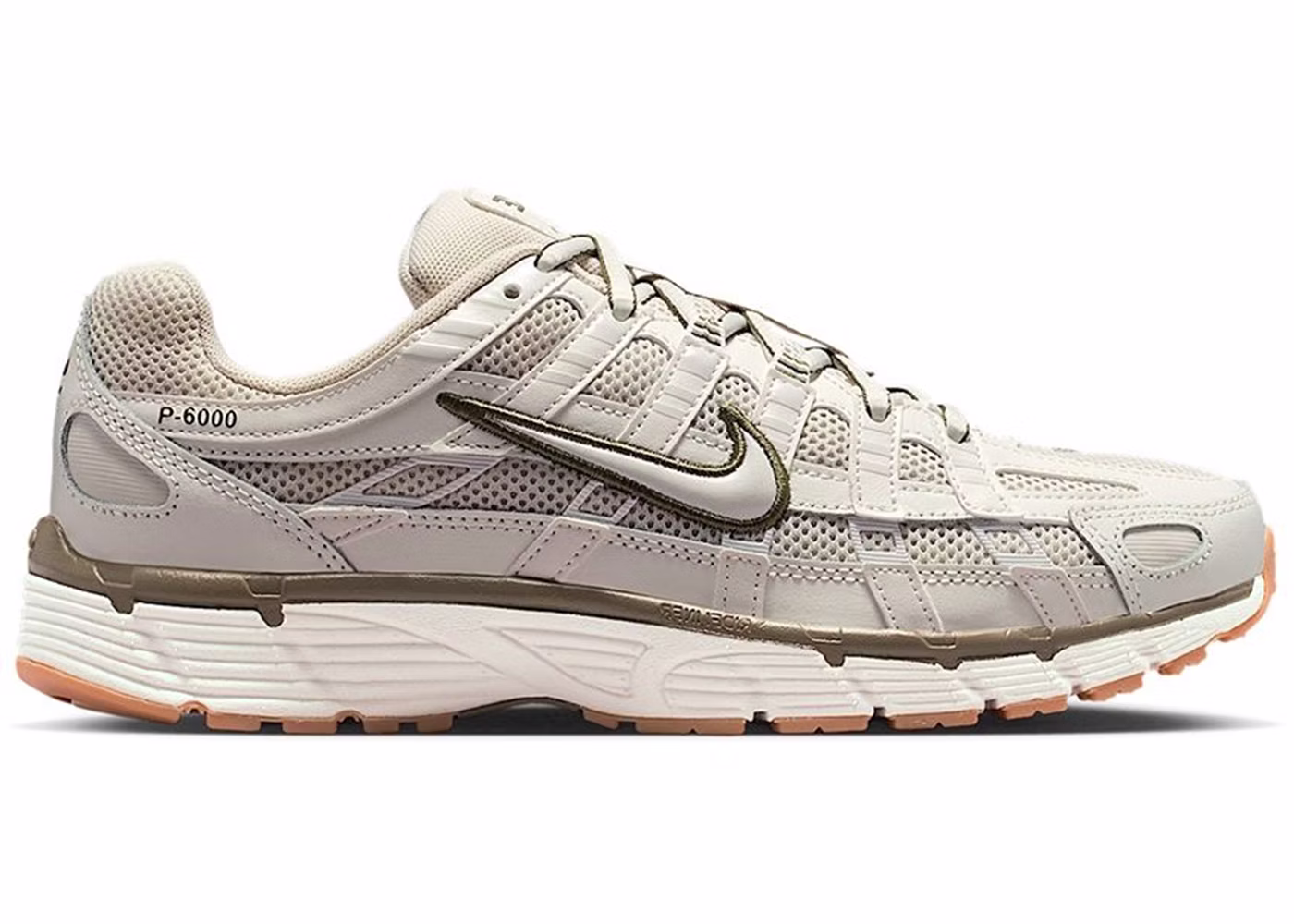 Nike P-6000 Light Bone Medium Olive Gum