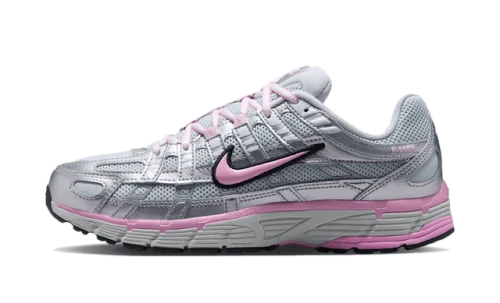 Nike P-6000 Pure Platinum Metallic Silver Black Pink (Women's)
