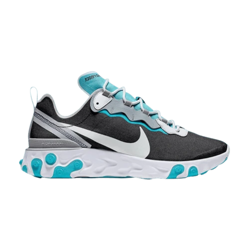 Nike React Element 55 Black Pure Platinum Teal Nebula