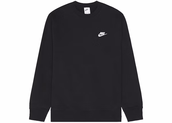Nike Sportswear Club Fleece Crewneck Black/White