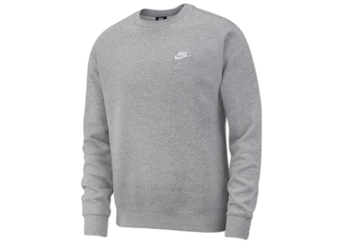 Nike Sportswear Club Fleece Crewneck Dark Grey Heather/White