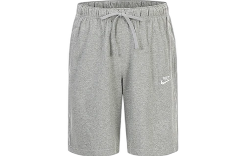 Nike Branded Swoosh Logo Shorts Grey