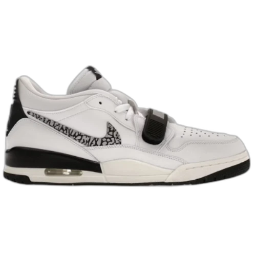 Jordan Legacy 312 Low White Black Elephant Swoosh