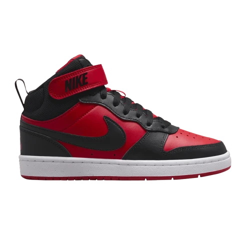 Nike Court Borough Mid 2 University Red White Black (GS)