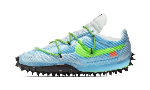 Nike Waffle Racer Off-White Vivid Sky (Women's)