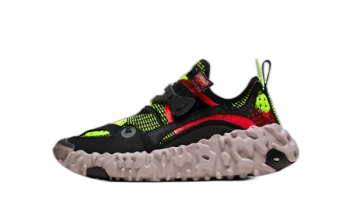 Nike ISPA Overreact Black Red Volt
