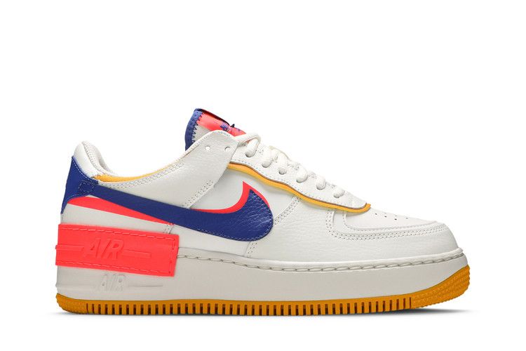 Nike Air Force 1 Low Shadow White Flash Crimson Astronomy Blue (Women's)