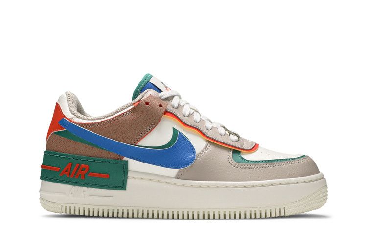 Nike Air Force 1 Low Shadow Sail Signal Blue Green (Women's)