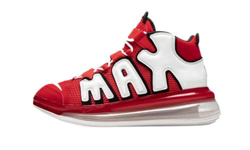 Nike Air More Uptempo 720 University Red White Black