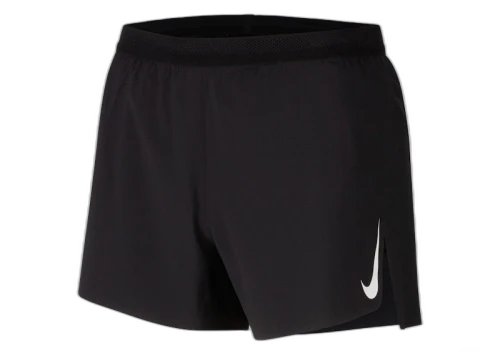 Nike Dri-FIT ADV AeroSwift 4" Brief-Lined Racing Shorts Black/White