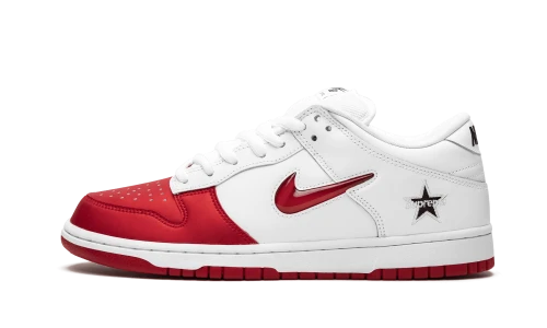 Nike SB Dunk Low Supreme Jewel Swoosh Red