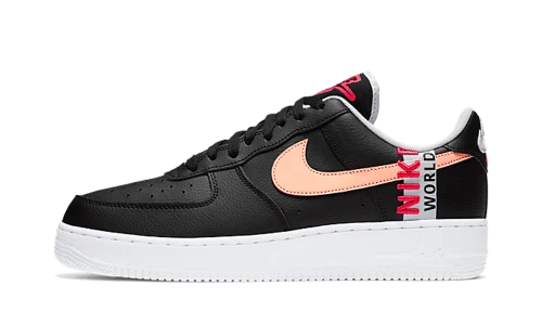 Nike Air Force 1 Low '07 LV8 Worldwide Pack Black Flash Crimson