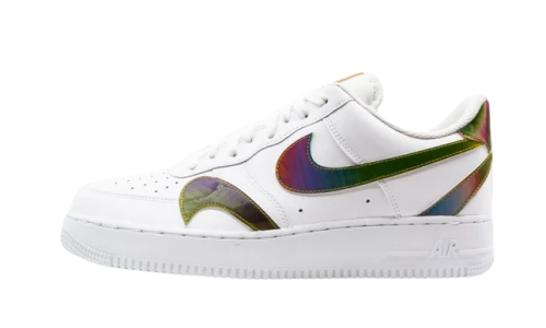 Nike Air Force 1 Low Misplaced Swooshes White Multi