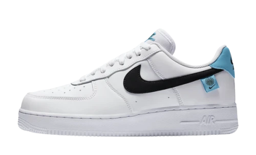 Nike Air Force 1 Low Worldwide White Blue Fury Black