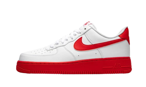 Nike Air Force 1 Low White Red Midsole