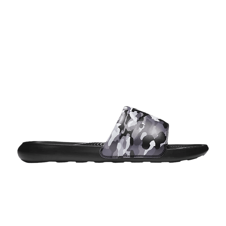 Nike Victori One Printed Slide Camo Black Grey