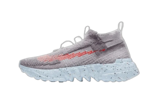 Nike Space Hippie 02 Vast Grey Hyper Crimson
