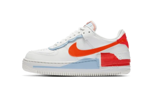 Nike Air Force 1 Low Shadow Summit White Team Orange (Women's)