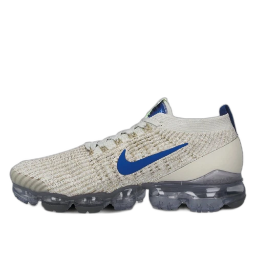 Nike Air VaporMax Flyknit 3 Light Bone Game Royal Khaki String