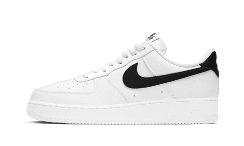 Nike Air Force 1 Low '07 White Black Pebbled Leather