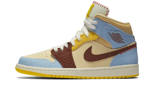 Jordan 1 Mid SE Fearless Maison Chateau Rouge