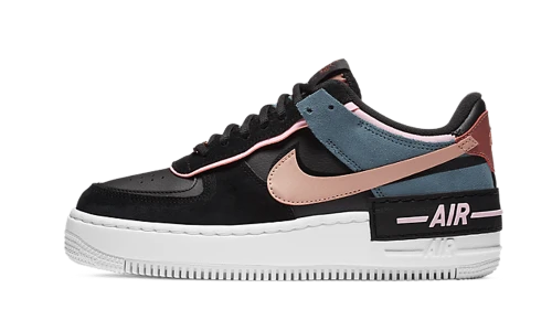 Nike Air Force 1 Low Shadow Black Light Arctic Pink Claystone Red (Women's)