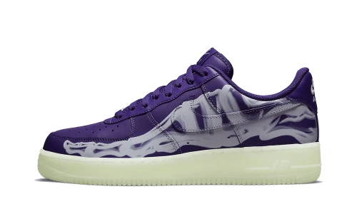 Nike Air Force 1 Low '07 QS Purple Skeleton Halloween (2021)