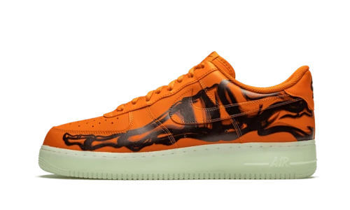 Nike Air Force 1 Low Orange Skeleton Halloween (2020)