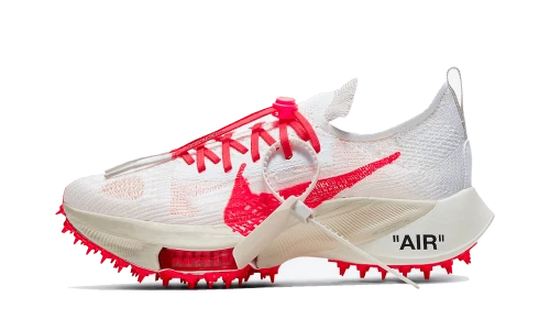 Nike Air Zoom Tempo Next% Flyknit Off White White Solar Red