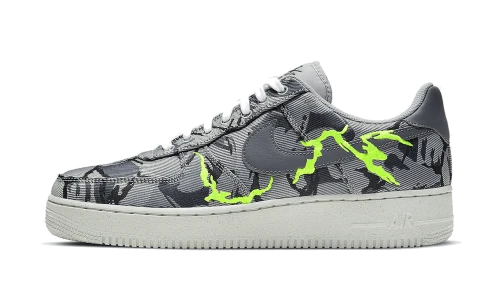 Nike Air Force 1 Low '07 LX Light Smoke Grey Camo Embroidery
