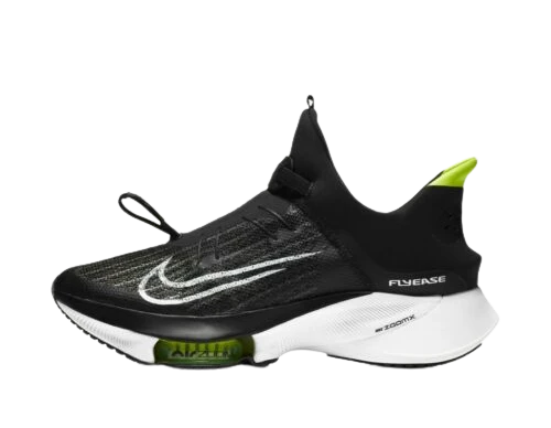 Nike Air Zoom Tempo Next% FlyEase Black White Volt