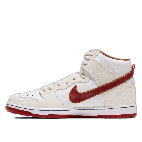 Nike SB Dunk High Sail Bright Crimson