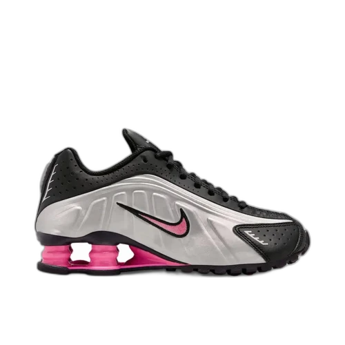 Nike Shox R4 Black Metallic Silver Pinksicle (GS)