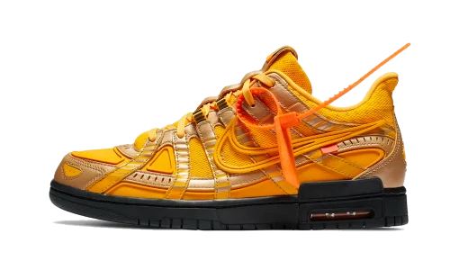 Nike Air Rubber Dunk Off-White University Gold (PS)