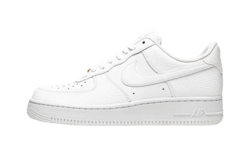 Nike Air Force 1 Low Triple White Tumbled Leather