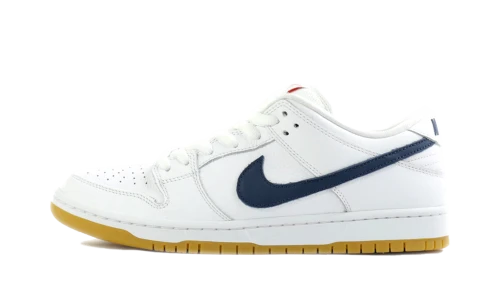 Nike SB Dunk Low Orange Label White Navy