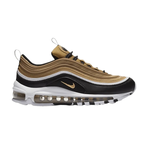 Nike Air Max 97 Metallic Gold Black White (GS)