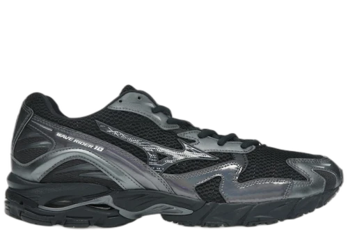 Mizuno Wave Rider 10 Black Sand Metallic Gray