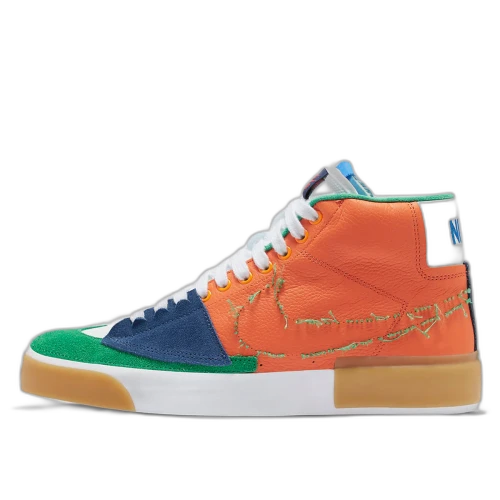 Nike SB Zoom Blazer Mid Edge Safety Orange University Gold