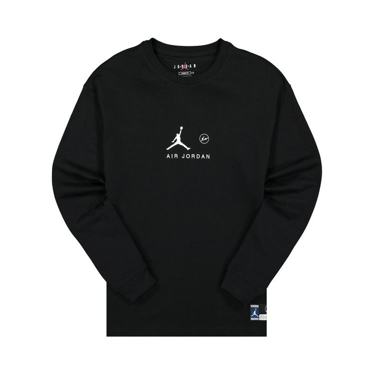 Jordan x Fragment Long Sleeve Tee Black (FW20)